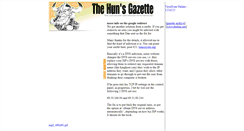 Desktop Screenshot of gazette.thehun.net
